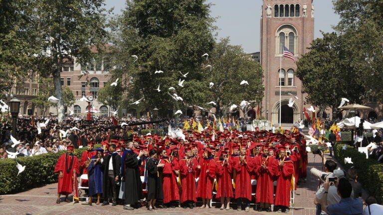 Commencement Day on USC campus