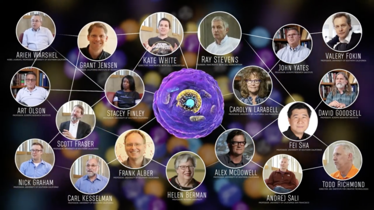 A matrix of speakers participating at the Pancreatic Beta Cell Consortium at USC.