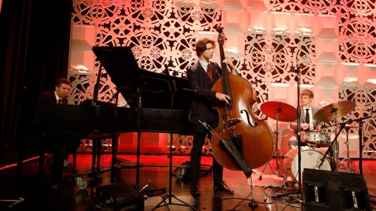 A band performs at USC Viterbi Awards