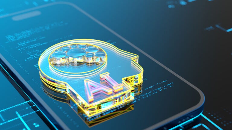 A rendering of a human head with 