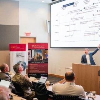 USC Sol Price, USC Viterbi, and MDAA, course teaches how to defend against threats through the intersection of public policy and engineering.