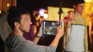 USC Games students collaborate on interactive projects in the School of Cinematic Arts game lab.