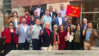 Master of Business for Veterans cohorts and Robert Turrill