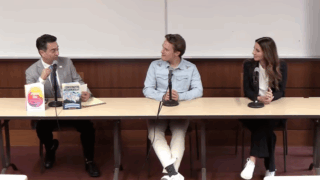 Kamy Akhavan, Benji Backer and Shannon Watts