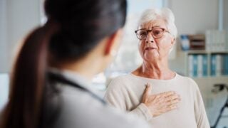 Patient with clinician