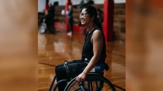 Swim with Mike scholarship recipient Olivia Northcutt-Wyly