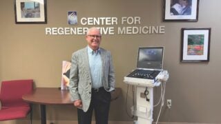Kenton Gregory ’76 (ENG) ’80 (MED) creates fast-acting inventions that are simple, cost-effective and life-saving. (Photo/Courtesy Kenton Gregory)